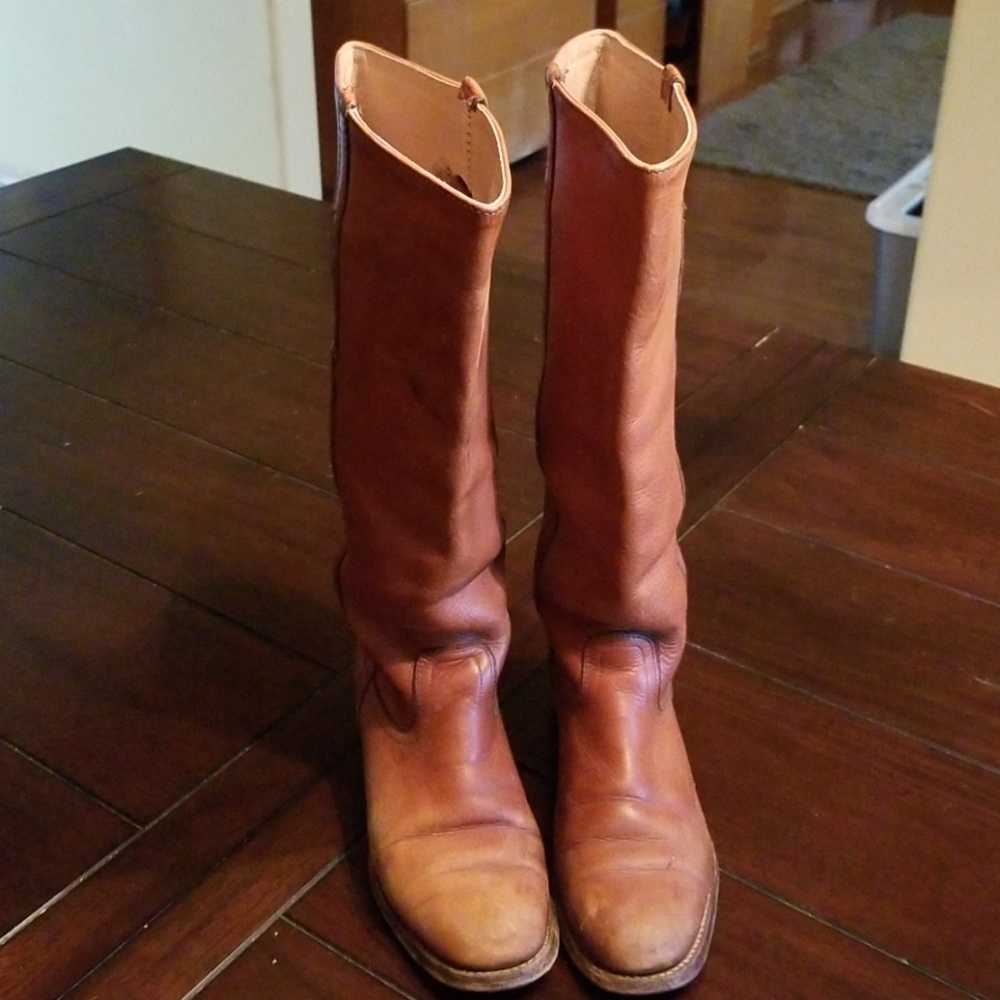 Tan Frye Boots Size 7